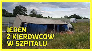 Powiat głogowski Dramatyczne zdarzenie z udziałem tira na S3 [upl. by Nahallac]