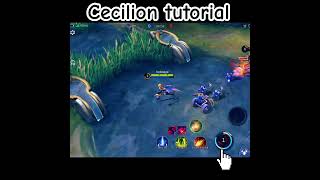 ✅ Cecilion tutorial tips mlbb mobilelegends trending damagebuild [upl. by Asiil8]