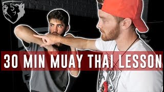 Muay Thai Training 101 Full Beginners Class [upl. by Puritan]