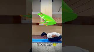 Mandukasana yoga motivation trending yogaexercise fitness duet shorts music viralvideo [upl. by Arhna961]