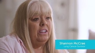 Shannons Story  Lung Cancer Survivor [upl. by Anayi]