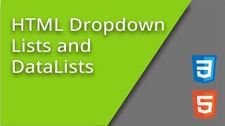 HTML Dropdown Lists and DataLists [upl. by Anaitit144]