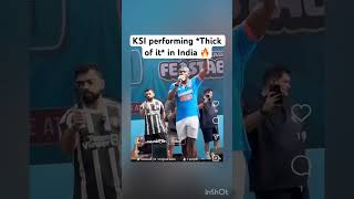 KSI Performing Thick of it in India 🔥 ksi india [upl. by Allesor229]