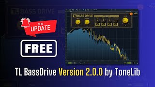 NEW UPDATE of This GREAT FREE Plugin for Bass  TL BassDrive Version 200 by ToneLib  Sound Demo [upl. by Elagiba]