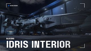 Slicers Idris Interior Tour  Star Citizen 3243 PTU [upl. by Caputto]