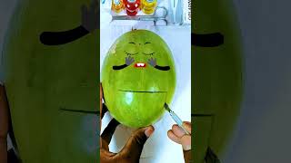 Watermelon has baby Need Emergency Surgery jidoodle fruitsurgery foodsurgery [upl. by Booma]