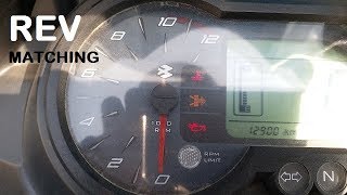 What is Rev Matching  Downshift  How to Rev Match  On a Motorcycle [upl. by Salvidor]