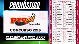 Progol 2213 Análisis Completo Pronóstico Quiniela Sencilla y 5 Dobles GANAMOS REVANCHA 2212¡ [upl. by Strephonn]