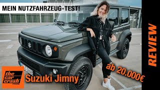 Suzuki Jimny 2022 Mein Nutzfahrzeug Test Fahrbericht  Review  City Check  Offroad 4x4  Preis [upl. by Carly]