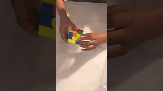 Cousin solves a Rubik’s cube under a minute rubikscubeshorts rubiks rubiksspeedcube rubikscube [upl. by Longan]