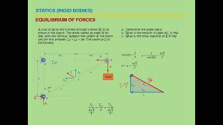 Statics 2 Rigid Bodies  Equilibrium 4 [upl. by Sirrot]