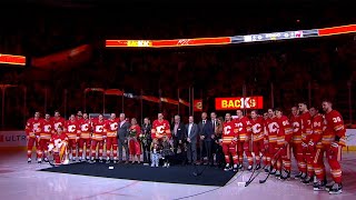 Backlund presented with the Silver Stick [upl. by Del]