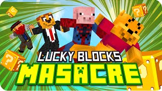 LUCKY BLOCKS MASACRE  Minecraft Lucky Blocks con Exo Macundra y Sarinha [upl. by Notliw412]