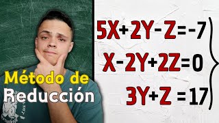 SISTEMA de ECUACIONES  3 Ecuaciones con 3 Incógnitas  Matemáticas Básicas [upl. by Ellerehs49]