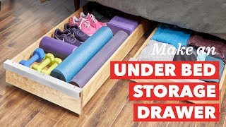 How to Build an Under Bed Storage Drawer [upl. by Hourigan]