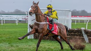 SIR GINO makes winning British debut to earn 81 quote for Triumph Hurdle [upl. by Enitsirhc]