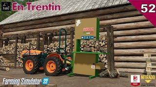 FARMING SIMULATOR 22 ⛰️ En Trentin 🌲 Il Carraro Supertigre alle prese con la sega a nastro ep 52 [upl. by Eronaele]