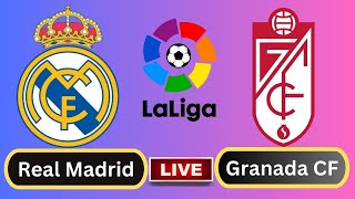 Live  Real Madrid vs Granada CF  Spanish La LigaRound 15  Football Live match [upl. by Pierro]