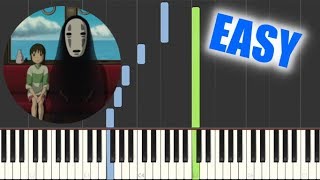 The Name of Life  Spirited AwayEASY Piano Tutorial [upl. by Senskell]