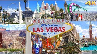 LAS VEGAS  NEVADA  BEST OF LAS VEGAS 4K [upl. by Midis452]