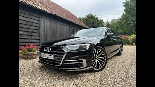 Audi A8 30 V6 50 TDI Quattro Panoramic Mythos Black 2019  FTC Prestige amp Performance Cars [upl. by Hyde927]