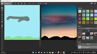 Nvidia canvas demo  Ai Painting in RTX and GTX Graphics cards Great way to Teach kids about Ai [upl. by Leoine]