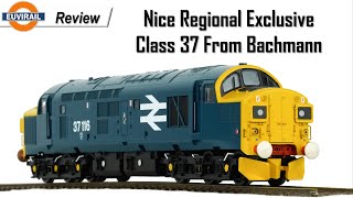 Review Bachmann Class 370 32781SD32781SDDS 37116 BR Blue Regional Exclusive Model DCC Sound [upl. by Auqinu]