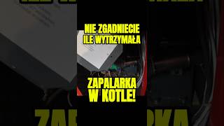 ZAPALARKA W KOTLE PELLETOWYM TO JEST JAKOŚĆ kociołnapellet pelet pellet ogrzewanie instalacja [upl. by Faustine]