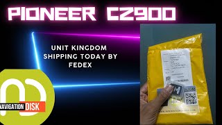 Pioneer CARROZERIA CZ900 map navi sd card shipping to UK by fedex from us [upl. by Akilaz333]