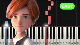 Rainbow  Liz Huett Leap EASY Piano Tutorial  Sheets [upl. by Claud]