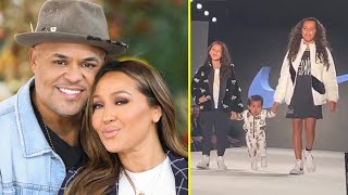 Adrienne Bailon Tearful While Her Son Evers First Steps Ahead of His Fashion Debut [upl. by Sabsay]