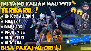 CHEAT ML MOD MENU TERBARU 2024  UNLOCK ALL SKIN DRONE VIEW RADAR MAP AUTO AIM [upl. by Bang618]