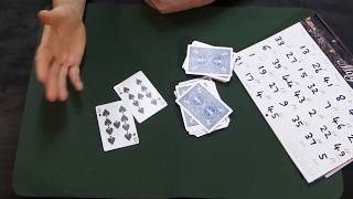 Calendar and Playing Cards Magic Trick Prediction  Learn Close up Magic [upl. by Ellyn]