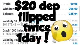 V75 strategy flips 20 deposit twice in a day [upl. by Oringas]