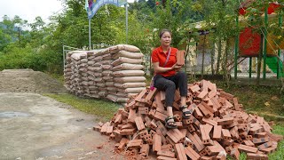 Lieu Gathering cementbrickssand Determined to help the preschool repair 258m2 of the school yard [upl. by Sillig185]