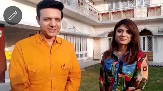 RJ Imran  Marhaba Sheikh and Akhyar Khan together in Comedy Drama  BTS [upl. by Ainwat272]