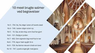 10 mest brugte salmer ved begravelser [upl. by Browne]