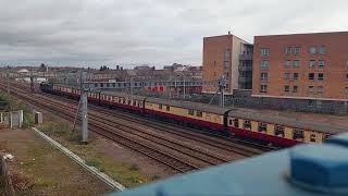 The Welsh Marches Express With 46100 Royal Scot amp 47810 14 Feb 2022 [upl. by Hadihahs]