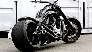 ⭐️ HarleyDavidson Night Rod quotVRexquot by Bad Land  MotorBike Muscle CustomBike [upl. by Akinirt882]