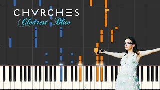 Clearest Blue  CHVRCHES Gryffin Remix  Piano Cover  FREE Sheet MusicMidi [upl. by Aihsik700]