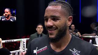 GLORY 92 Donovan Wisse PostFight Interview [upl. by Eilyac414]