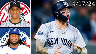 New York Yankees  Toronto Blue Jays  Game Highlights  41724 [upl. by Hoy]