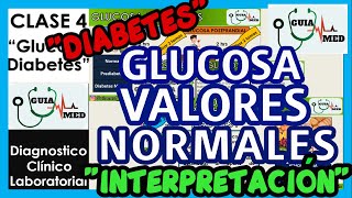 VALORES DE GLUCOSA EN SANGRE ANTES Y DESPUÉS DE COMER  GuiaMed [upl. by Tyre]