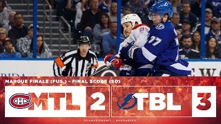 Canadiens vs Lightning 201718 Match 68 [upl. by Calandra900]