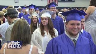 WHS Graduation 2019  Grads Enter the Gym [upl. by Yelrahs]