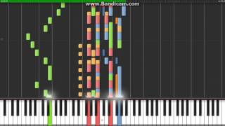 Dexys Midnight Runners Come On Eileen Piano Tutorial Synthesia  HD [upl. by Elletsirhc]