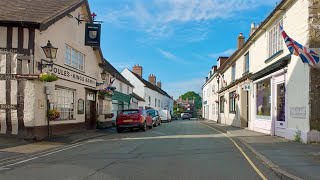 4K Driving Tour near Church Stretton  Picturesque British Villages 🌳⛰️☀️🚙 [upl. by Ihn]