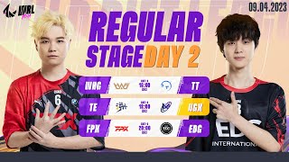 EN TT vs WHG  TE vs NGX  EDG vs FPX  REGULAR STAGE DAY 2 WRL ASIA 2023 BO3 [upl. by Rabbaj]