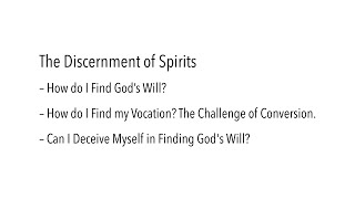 Mark Lewis SJ  The Discernment of Spirits [upl. by Annayk]