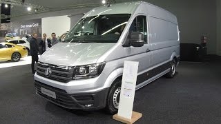 VOLKSWAGEN THE NEW CRAFTER 35  NEW MODEL 2017  VW L3H3  WALKAROUND  INTERIOR  REFLEX SILVER [upl. by Calandra48]